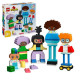 LEGO 10423 DUPLO Ma Ville Personnages a Construire aux Différentes Émotions, Jouet avec 71 Briques avec 5 Personnages