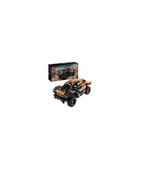 LEGO 42166 Technic NEOM McLaren Extreme E Race Car, Jouet de Voiture a Rétrofriction pour Enfants, a Construire