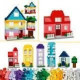 LEGO 11035 Classic Les Maisons Créatives, Jouet pour Garçons et Filles Des 4 Ans, Briques de Construction
