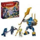 LEGO 71805 NINJAGO Pack de Combat : le Robot de Jay, Jouet de Ninja pour Enfants avec Figurines incluant Jay