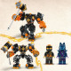 LEGO 71806 NINJAGO Le Robot Élémentaire de la Terre de Cole, Jouet avec 2 Personnages dont une Minifigurine Cole, Cadeau Ninja