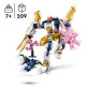 LEGO 71807 NINJAGO Le Robot Élémentaire de la Technologie de Sora, Jouet pour Enfants avec Minifigurine Sora, Cadeau Ninja
