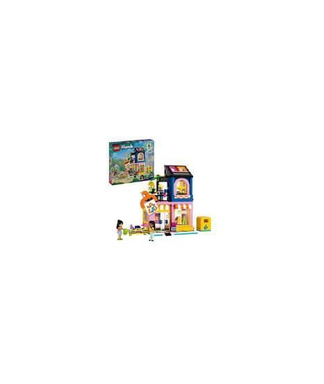 LEGO 42614 Friends La Boutique de Vetements Vintage, Modele avec les Mini-Poupées Olly, Liann et Jordin et une Figurine de Chat