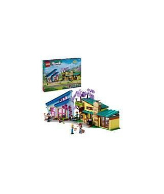 LEGO 42620 Friends Les Maisons Familiales d'Olly et de Paisley, Jouet de Poupée avec Figurines et Accessoires
