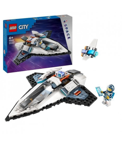 LEGO 60430 City Le Vaisseau Interstellaire, Jouet sur l'Espace, Cadeau Enfants Des 6 Ans, Jeu Créatif avec Minifigurines