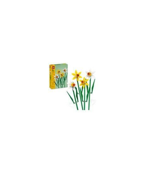 LEGO 40747 Creator Les Jonquilles, Kit de Construction de Fleurs Artificielles, Cadeau pour Adolescentes et Enfants