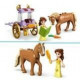 LEGO 43233 Disney Princess L'Histoire de Belle - La Caleche, Jouet avec Mini Poupée Princesse, La Belle et la Bete