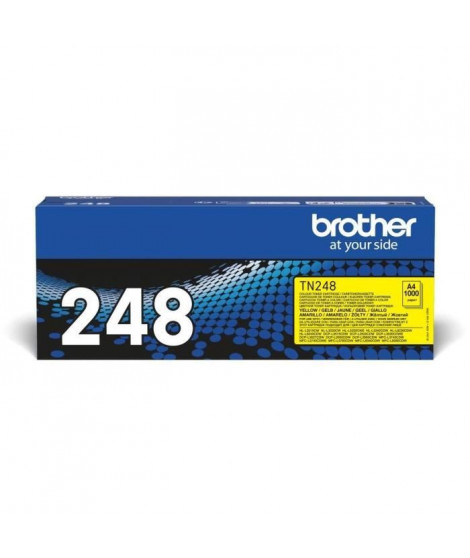 Toner d'encre jaune TN248Y pour imprimantes BROTHER - 1000 pages