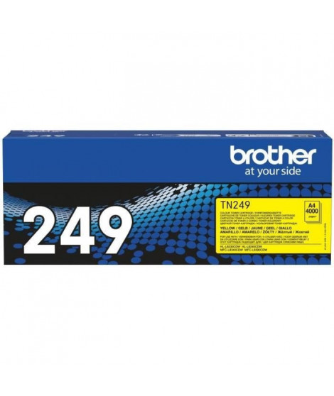 Toner jaune trés haute capacité - BROTHER - TN249Y - 4000 pages