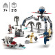 LEGO 75372 Star Wars Pack de Combat des Clone Troopers et Droides de Combat, Jouet avec Speeder Bike et Figurine