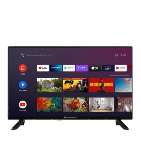 TV LED HD - CONTINENTAL EDISON - CELED32SAHD24B3 - 32 - 1366x768 - Android - 2 HDMI - 1 USB