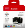 CANON Cartouches d'encre Multipack - PGI-1500 BK/C/M/Y - Pack de 4 - Noir, Jaune, Cyan, Magenta