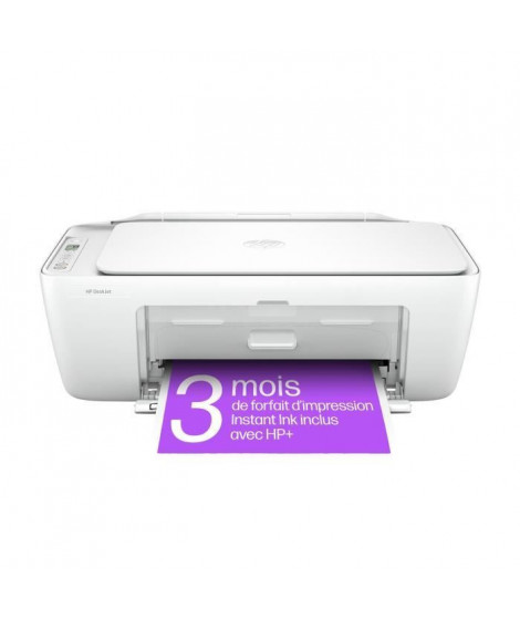 HP DeskJet 2810e Imprimante tout-en-un Jet d'encre couleur - 3 mois d'Instant ink inclus avec HP+