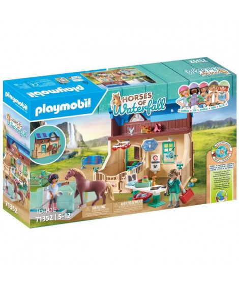 PLAYMOBIL 71352 - Vétérinaire et centre de thérapie - Horses of Waterfall - Pour enfants des 5 ans