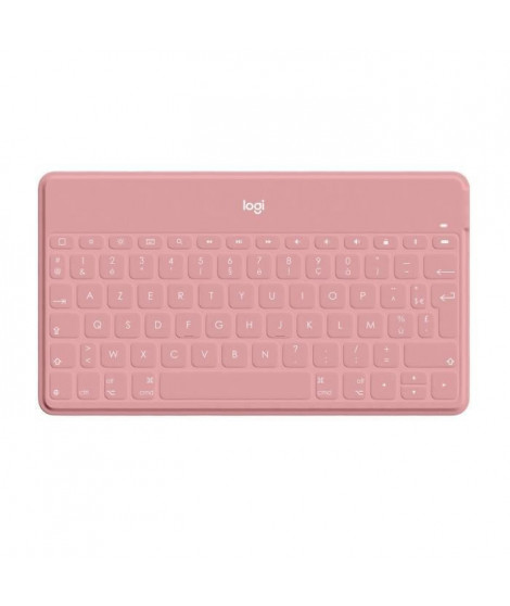 Clavier Sans Fil - LOGITECH - Keys-To-Go - AZERTY - Bluetooth - 180g - Rose Blush