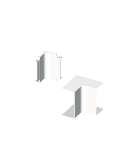 ANGLE INTERIEUR BLANC RAL9010 20