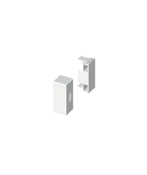 EMBOUT DE FERMETURE BLANC RAL9 0