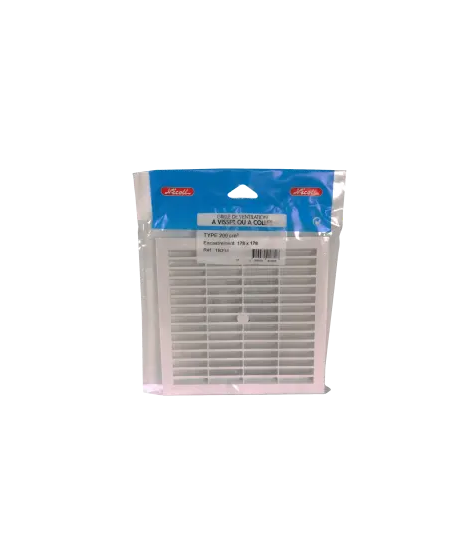 GRILLE CARRE NICOLL BLANC 200 MO