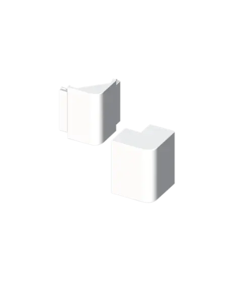 ANGLE EXTERIEUR BLANC RAL9010 60