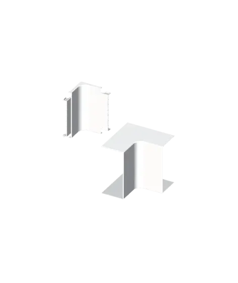 ANGLE INTERIEUR BLANC RAL9010 60