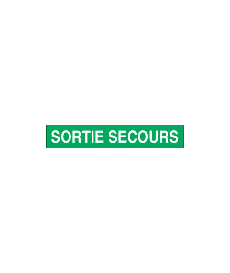 ETIQUETTE H34 SORT SEC ETROIT