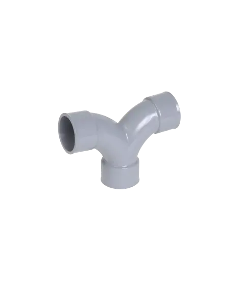 COUDE PVC NICOLL DOUBLE PARALLEL
