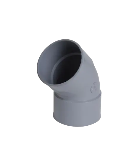 COUDE PVC NICOLL 45 FF D.125