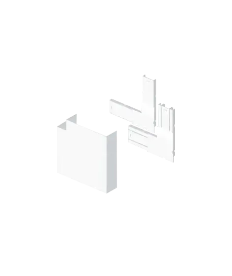 ANGLE PLAT BLANC RAL9010 70X17 0