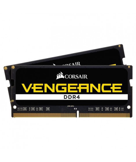 Mémoire RAM - CORSAIR - Vengeance SODIMM 32Go (1x32Go) DDR4 3200MHz CL22 - Noir