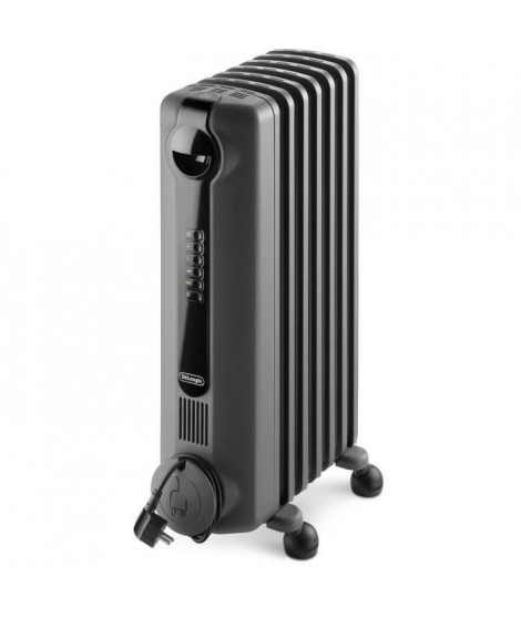 Radiateur bain d'huille RADIA DELONGHI - 1500W - 3 allures de chauffe -Technologie Real Energy - Ecran digital -Batterie perf…