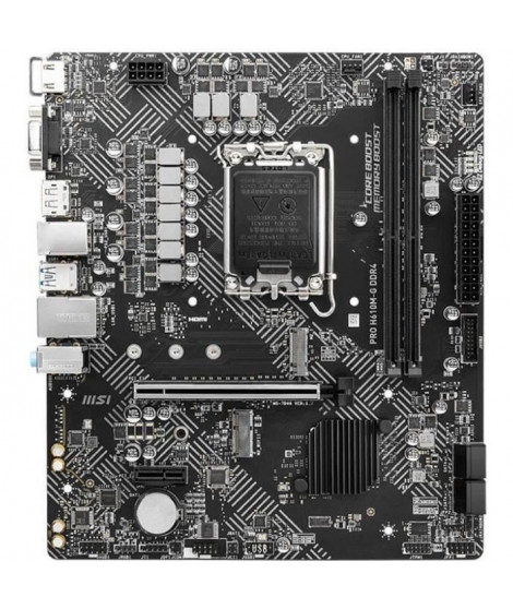 MSI - PRO H610M-G DDR4 - Carte Mere - Socket LGA 1700 - Chipset Intel H610
