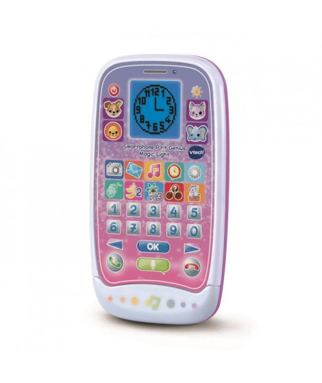 VTECH SMARTPHONE P'TIT GENIUS MAGIC LIGHT ROSE