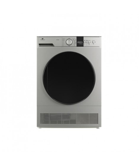 Seche-linge a condensation CONTINENTAL EDISON CESLCE8SB- 8 kg - L59,5 cm - silver - Classe B