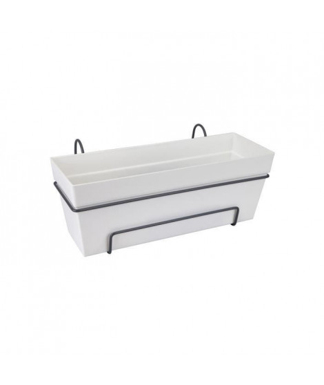 ELHO Jardiniere balconniere Loft Urban Allin1 - 50 cm - Blanc