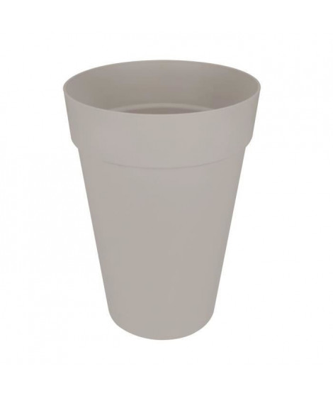 ELHO Loft Urban Pot de fleurs rond Haut 35 - Gris - Ø 34 x H 45 cm - extérieur - 100% recyclé