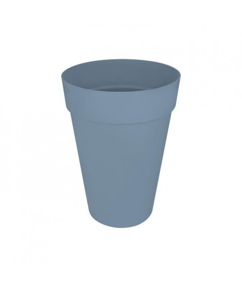 ELHO Loft Urban Pot de fleurs rond Haut 35 - Bleu - Ø 34 x H 45 cm - extérieur - 100% recyclé