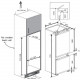 Réfrigérateur combiné BEKO BCHA275K3SN - Encastrable - 262 L (193+69) - L54 cm - Froid statique - Porte réversible - Blanc