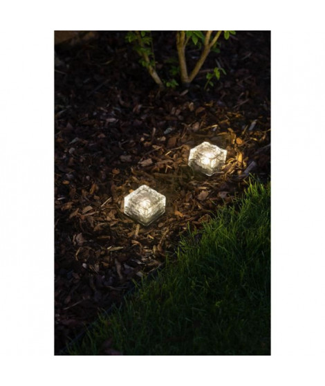 Cube de glace solaire GALIX G4470 - 1 LED - H7cm