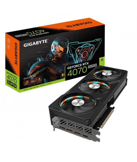 GIGABYTE - Carte Graphique - GeForce RTX 4070 SUPER GAMING OC 12G