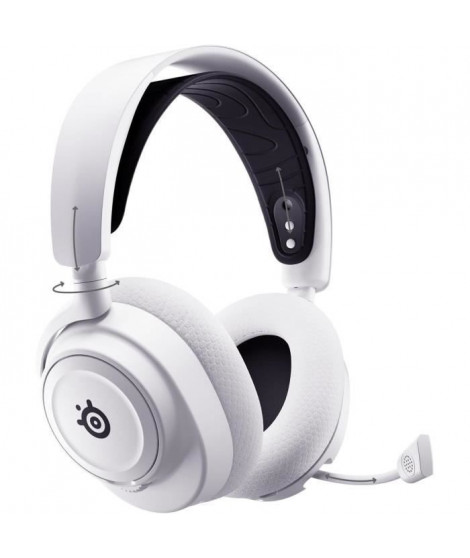 Casque Gaming sans fil haut de gamme multiplateforme - STEELSERIES - ARCTIS NOVA 7X - Blanc