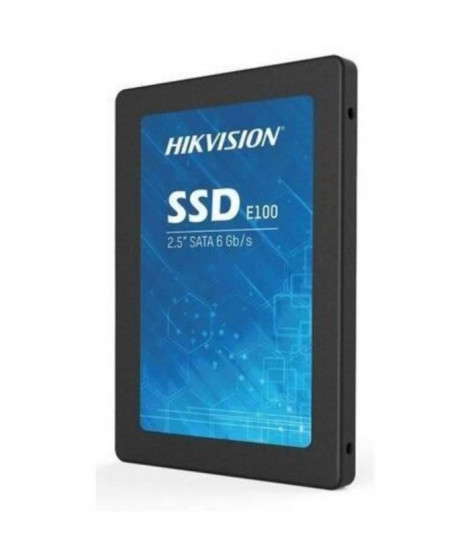 SSD Interne - HIKVISION - 2.5 128 Go E100 SATA 6.0Gbps SATA-III  3D TLC 550 MB/s 60 TB (HS-SSD-E100/128G)