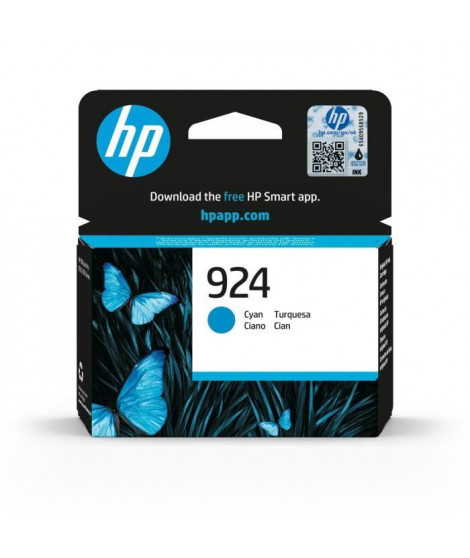 HP 924 Cartouche Encre Authentique cyan