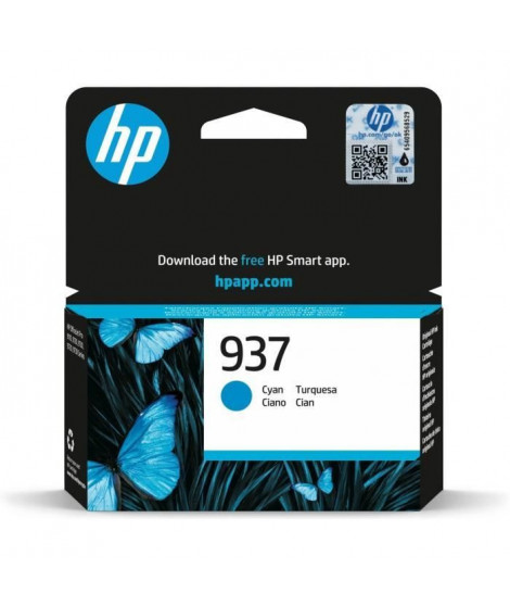 HP 937 Cartouche Encre Authentique cyan