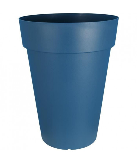 Bac a fleurs RIVIERA SOLEILLA - Plastique - Hauteur 66 cm - Bleu