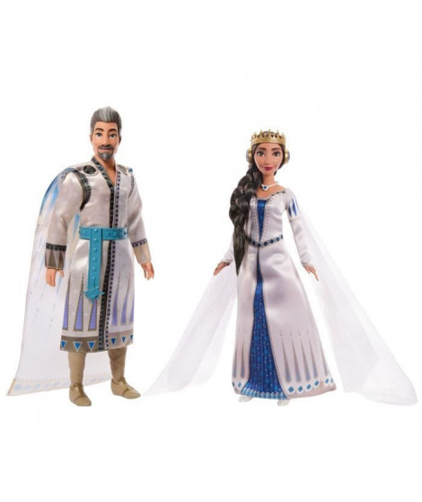 REINE AMAYA ET ROI MAGNIFICO - MATTEL - HRC18 - POUPEE MANNEQUIN DISNEY