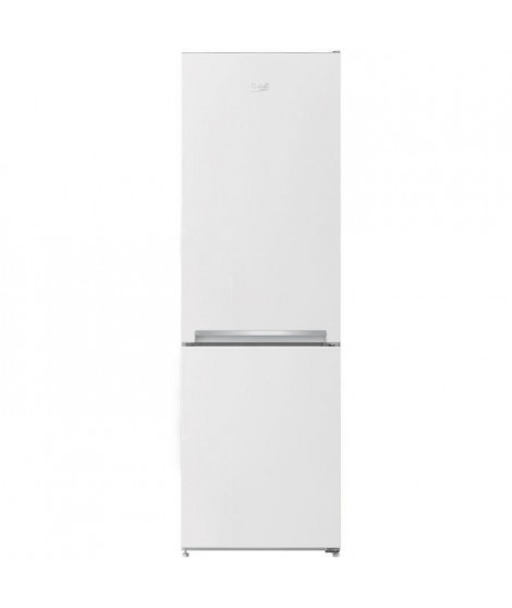 Réfrigérateur combiné pose-libre BEKO RCSA270K30SN - 2 Portes réversibles - Capacité 262 L (175+87) - L54 cm - Gris acier