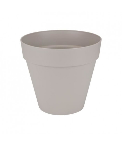 ELHO Loft Urban Pot de fleurs rond Roues 60 - Gris - Ø 58 x H 54 cm - extérieur - 100% recyclé