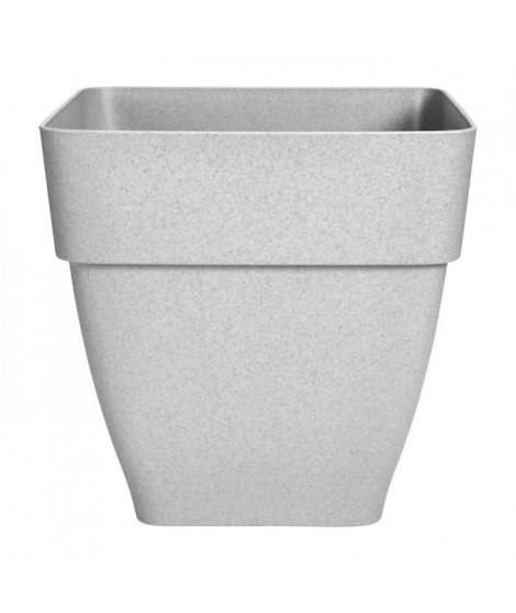 Elho Vibia Campana Bac a fleurs Carré 37 - Gris - Ø 36 x H 36 cm - extérieur - 100% recyclé