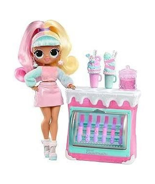 L.O.L. Surprise OMG Sweet Nails - Bar a ongles - Poupée mannequin Candylicious Sprinkles Shop  - Theme bonbon - A partir de …