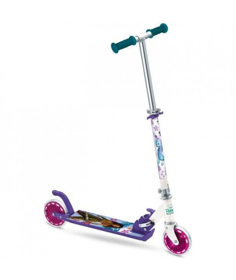 Trottinette 2 roues pliable Disney Raya et le Dernier Dragon - MONDO - Pour enfant de 5 a 10 ans - Violet